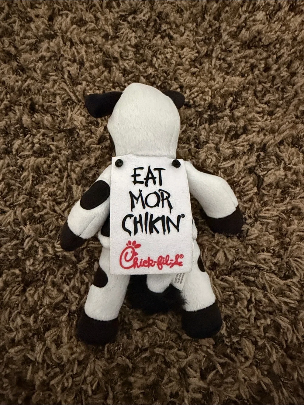 Chick-fil-A Plush Cow Toy - White & Black